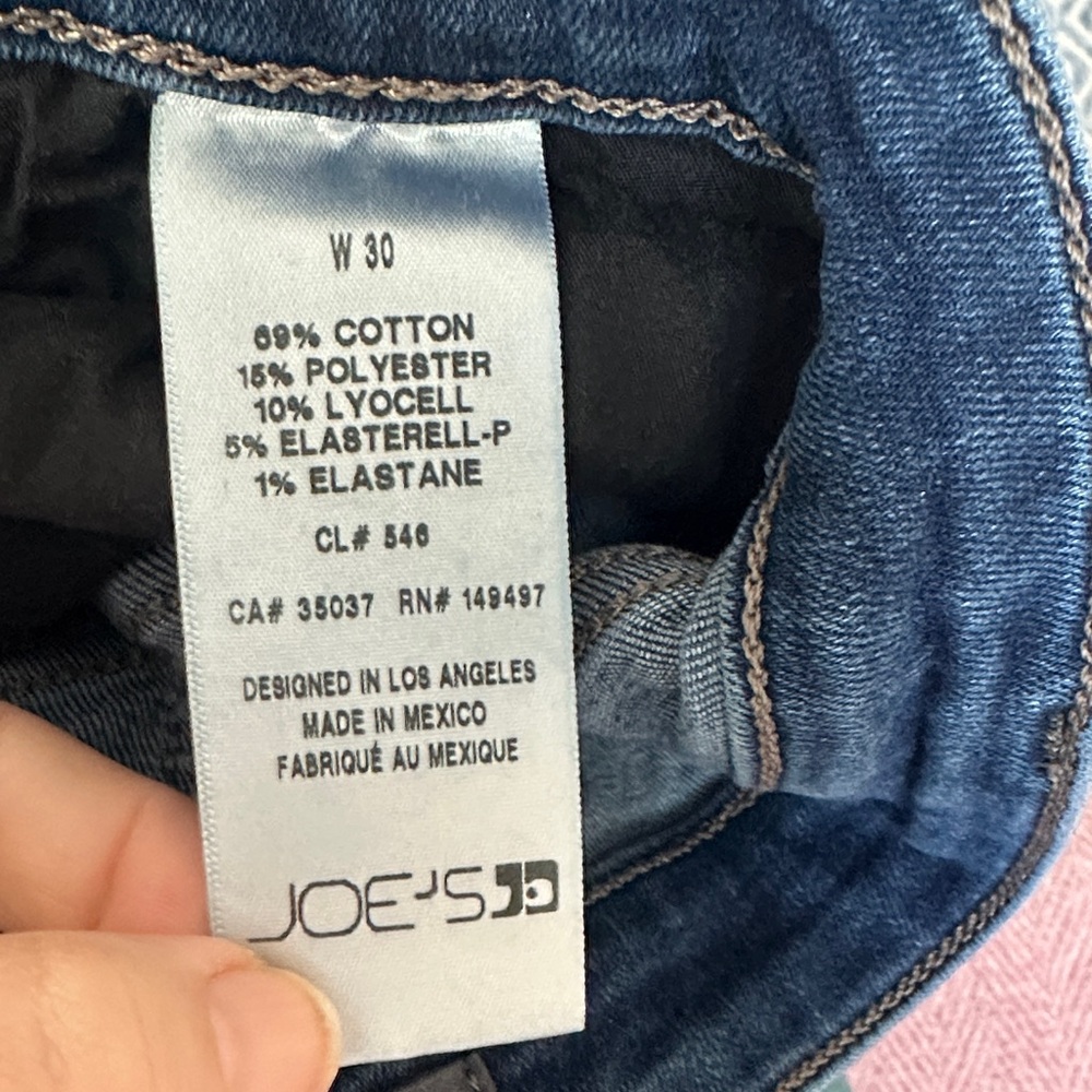 Joe's Jeans Dark Blue Skinny Jeans - Picture 5 of 6